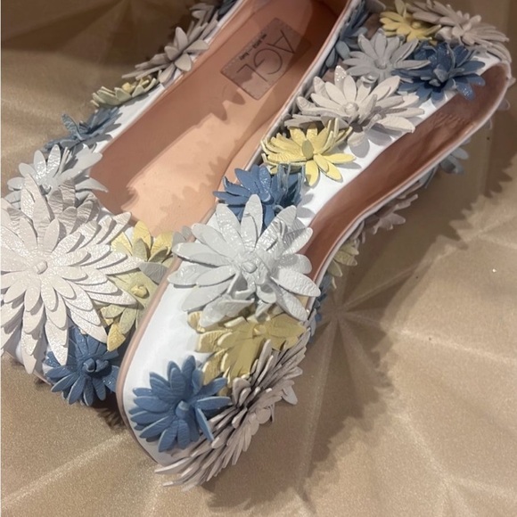 NWT AGL Leather Flower Ballerina Flats – Sizes EU 36 & EU 41 - Picture 5 of 8